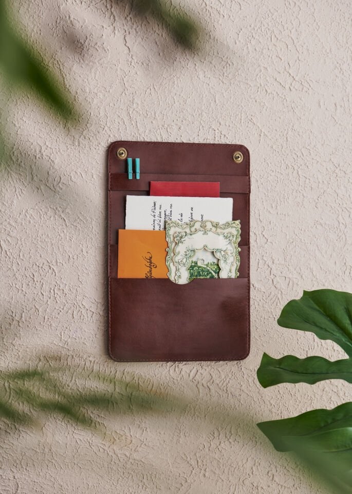 Deri Duvar Standı | Gardin Leather El Yapımı