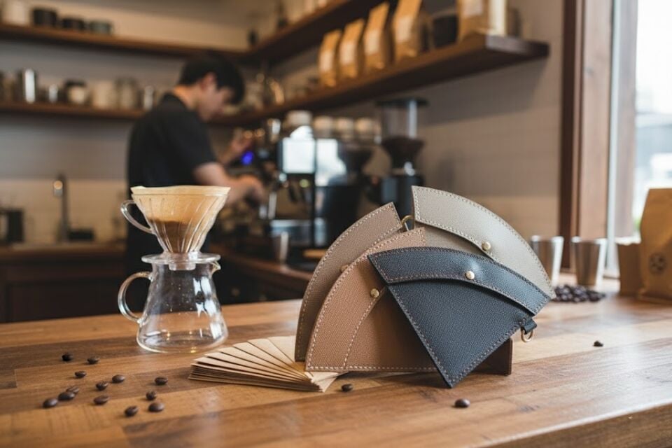 Leather Coffee Filter Holder