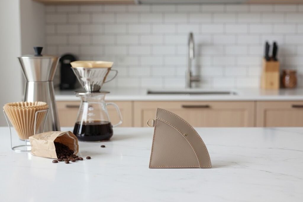 Leather Coffee Filter Holder