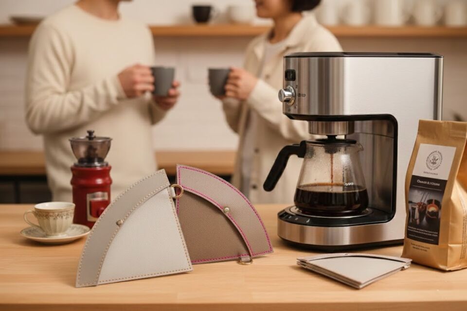 Leather Coffee Filter Holder