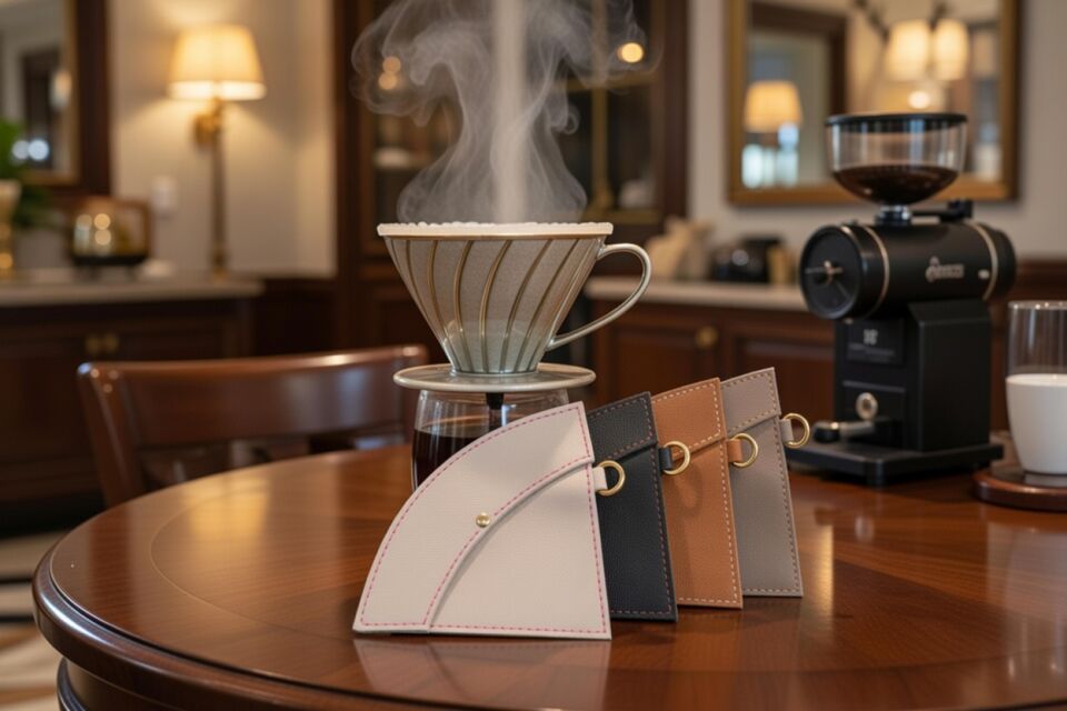 Leather Coffee Filter Holder