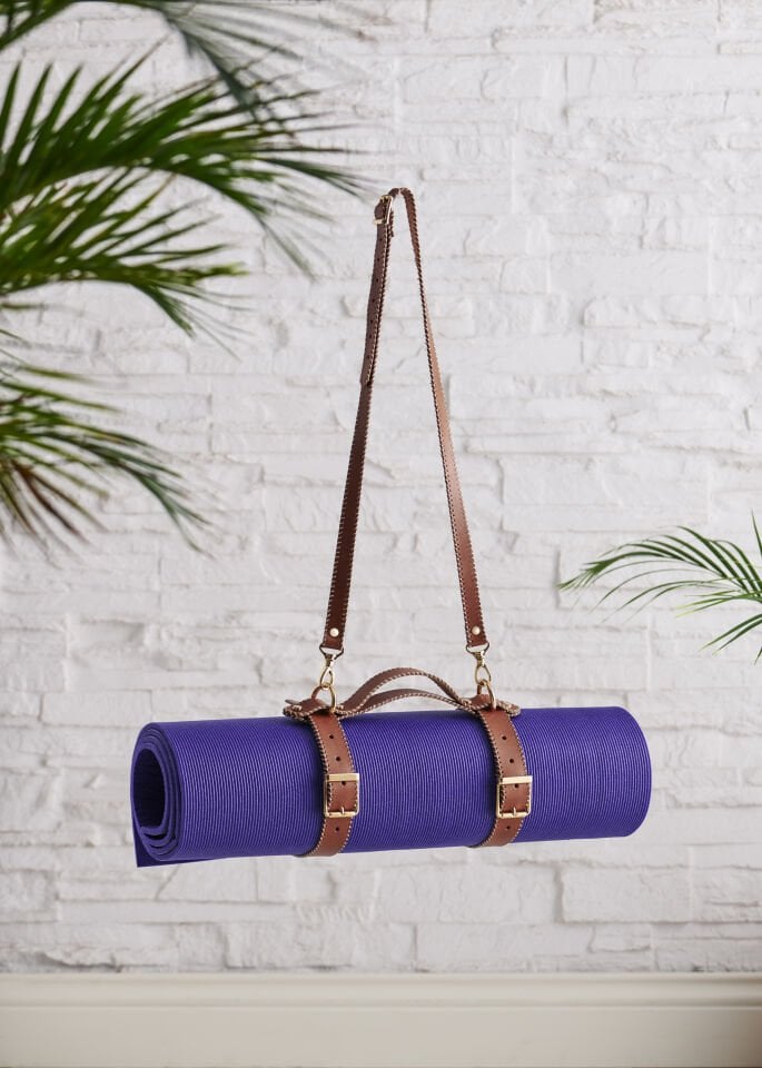 Gardin Leather – Deri Yoga Matı Taşıma Askısı