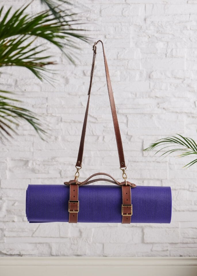 Leather Yoga Mat Carrying Strap