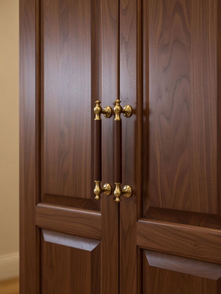 Handcrafted Leather Cabinet Pull Handles